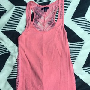 American Eagle lace back tank top